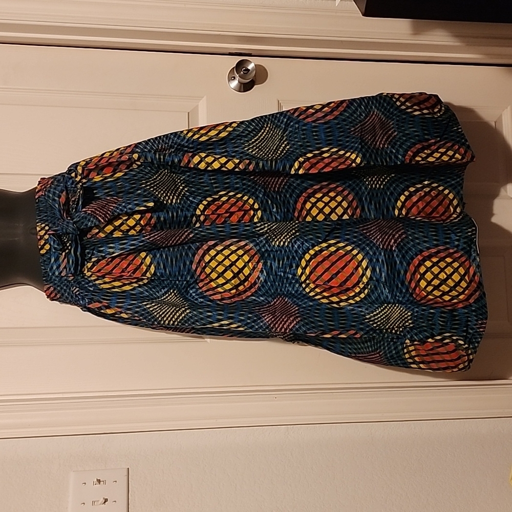 Ankara African Print Maxi Skirt